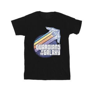 Guardians Of The Galaxy Mens Badge Rocket T-Shirt / Black